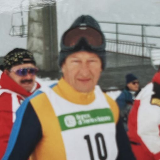 Beppe Vagoni sulle piste da sci