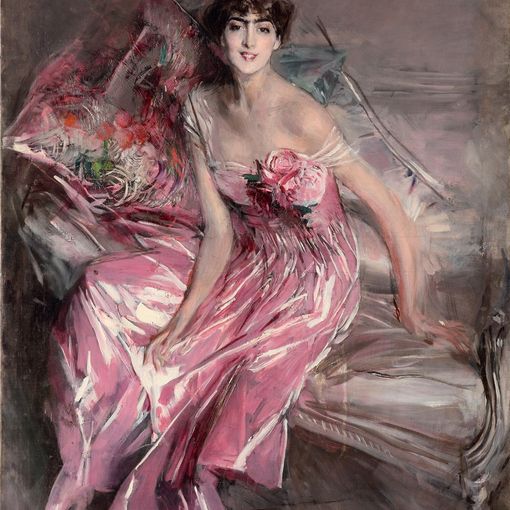 Giovanni Boldini La signora in rosa, 1916