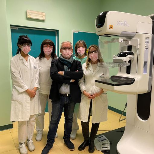 Il dg Boraso in radiologia con lo staff, questa mattina