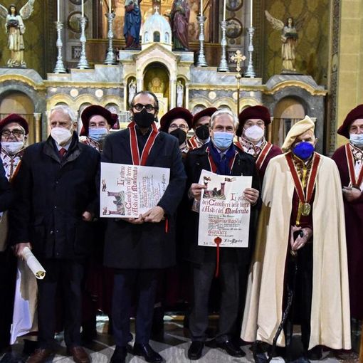 Alcune immagini del Capitolo degli auguri di Natale dei Cavalieri delle Terre di Asti e del Monferrato