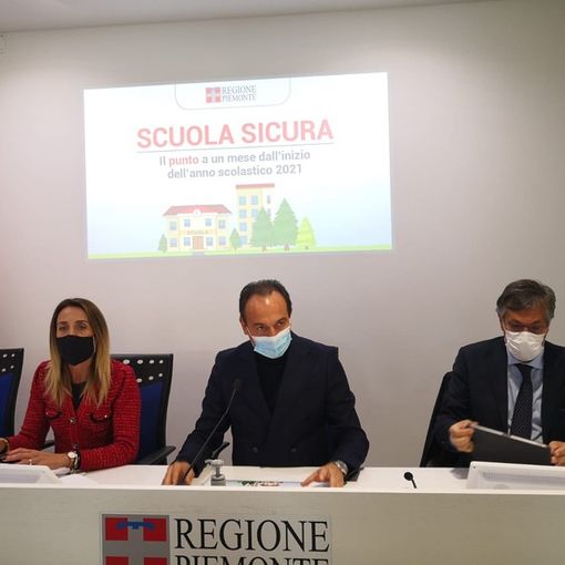 Un'immagine della conferenza stampa di questa mattina