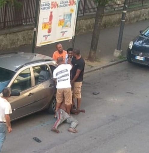 Una recente scena di degrado in corso Matteotti