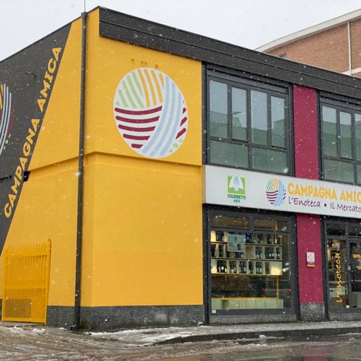 Coldiretti Asti oggi inaugura il Mercato Contadino coperto e la sua Enotecamica