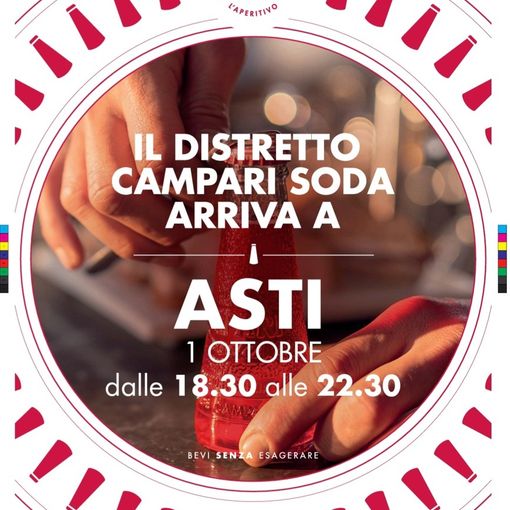 Da Asti il tour italiano dei distretti Campari Soda. 17 locali ospiteranno l'evento
