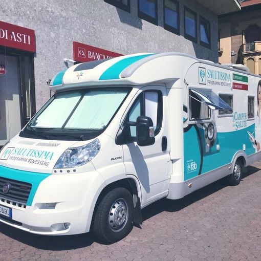 Gruppo C.R.Asti: al via i test sierologici Covid-19 con il Camper Salutissima
