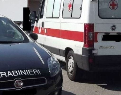 Carabinieri e ambulanza 118
