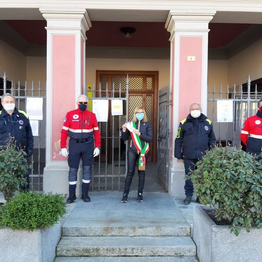 A Castello d'Annone mascherine  prodotte &quot;in casa&quot; dalla AstaBox e consegnate dal comune