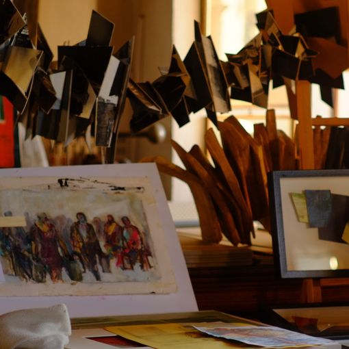 All'interno del castello di Soglio, lo spazio espositivo 'Aria' di Raffaele Iachetti