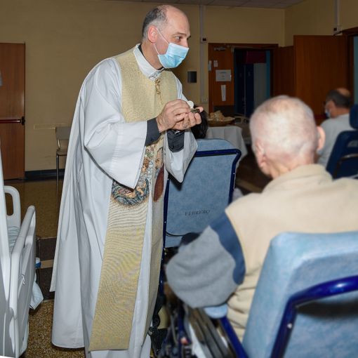 Al Santo Spirito di Nizza celebrata la messa per gli ospiti del Cavs e Hospice