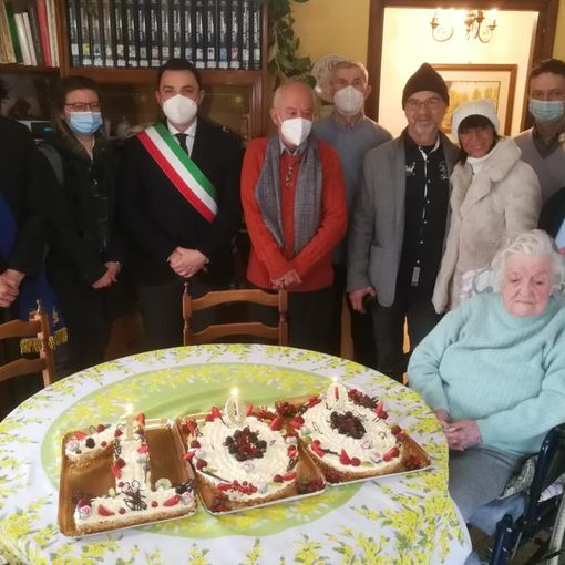 Isola d'Asti ha festeggiato i 100 anni di una sua storica cittadina