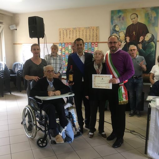 Dovilia Malandrone con suo marito Firmino Avidano, Maurizio Rasero e Marco Gabusi
