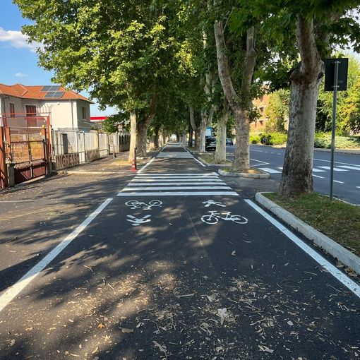 Asti, riqualificazione in viale Pilone: pista ciclabile e nuovo camminamento. Presto rivisto l'incrocio tra il viale e corso Palestro