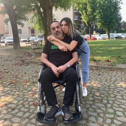 Maximiliano Cinieri con la figlia Valeria