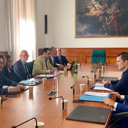 Cirio e Gabusi con il ministro Toninelli