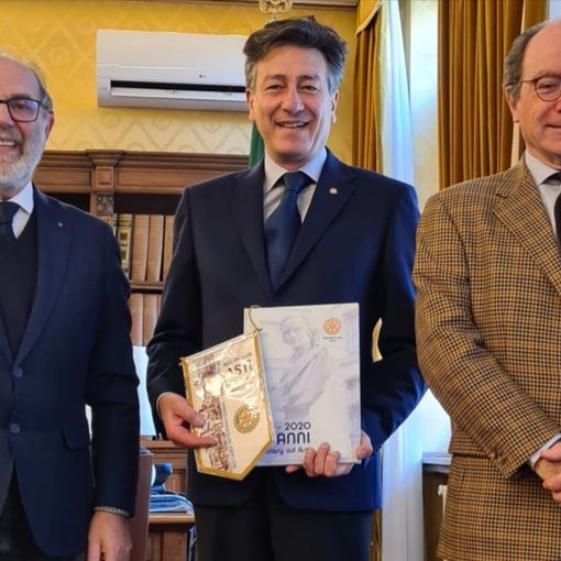 Delegazione del Rotary ricevuta dal Prefetto di Asti