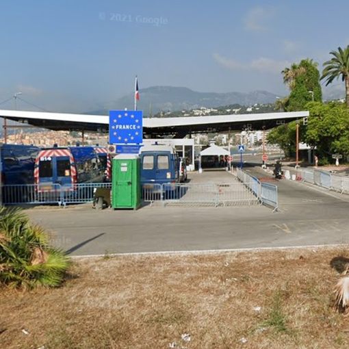 Il posto di confine di Ponte San Ludovico, tra Ventimiglia e Montone