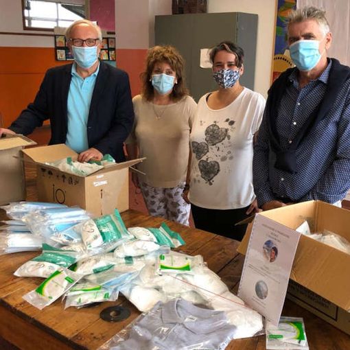 L'associazione &quot;Il Cielo di Matteo&quot; dona mille mascherine all'I.C. di Moncalvo