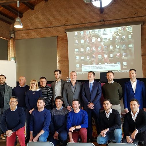 Corsisti durante la formazione realizzata a Nizza Monferrato nel mese di febbraio 2020