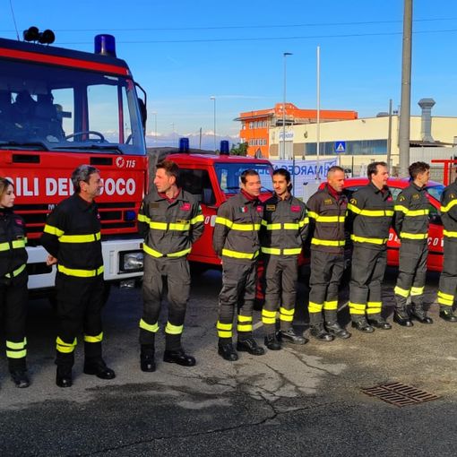 Villanova d'Asti festeggia i dieci anni dei volontari Vigili del fuoco. Il sindaco Peretti: &quot;Eroi di tutti i giorni&quot;