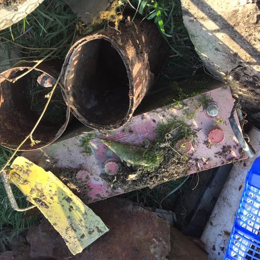 A Maretto, il gruppo &quot;Gesto minimo&quot;, bonifica minidiscarica nei pressi del rio Triversa