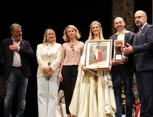 La premiazione della Damigella del Palio 2022