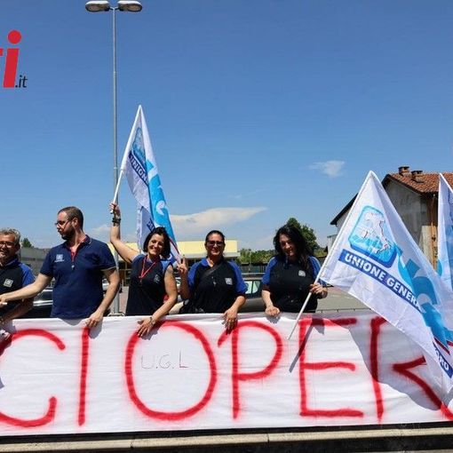 Sciopero dei dipendenti dell'Eurospin (Ph. Merfephoto - Efrem Zanchettin)