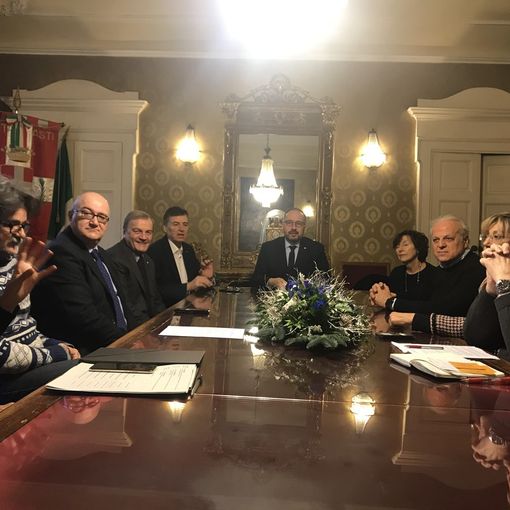 Un momento di questa mattina