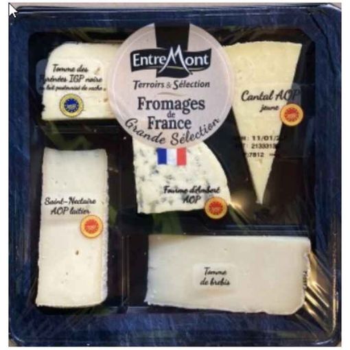 Presenza di listeria in cinque formaggi francesi Entremont, in vendita da Coop