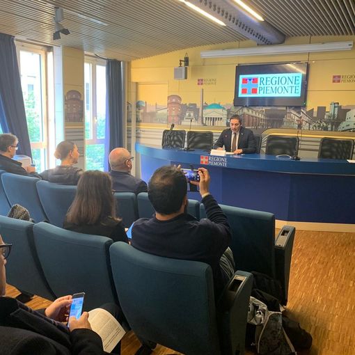 Conferenza stampa con l'assessore Ricca