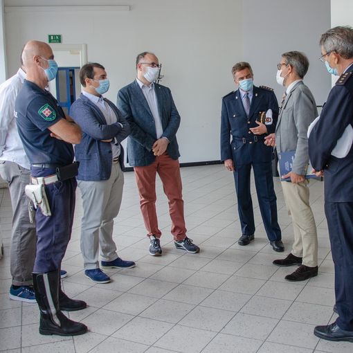 Visita del questore al Comando di Polizia Municipale della Città di Asti