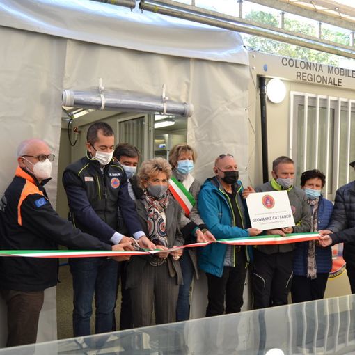 Inaugurata la nuova cucina da campo della Protezione Civile regionale