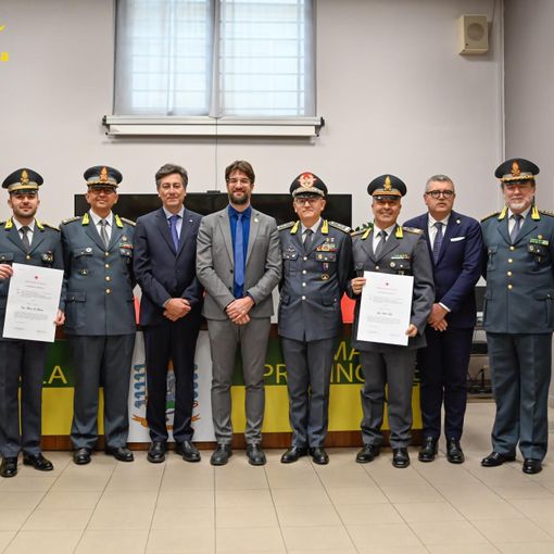 I ringraziamenti della Croce Rossa di Asti alla Guardia di Finanza per la donazione di 28mila litri di gasolio