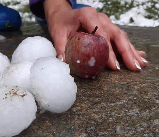 Violenta grandinata in Piemonte, nell'Astigiano coinvolte soprattutto Motta di Costigliole e Moncalvo