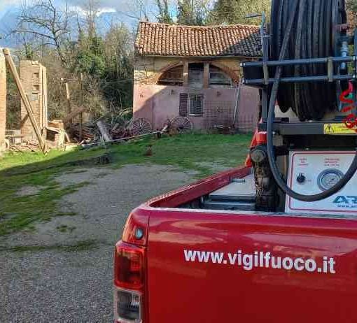 L'intervento a Moncalvo e quello di Castell'Alfero