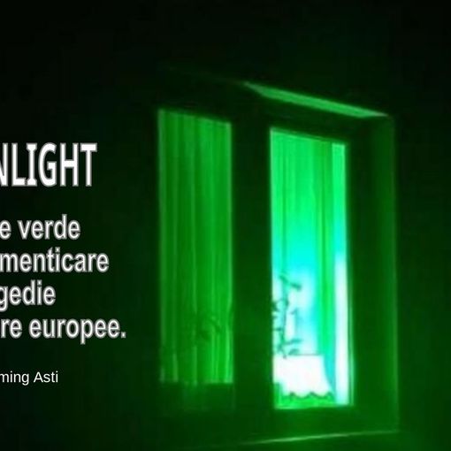 Anche ad Asti si accendono luci verdi per non dimenticare le tragedie sulle frontiere europee