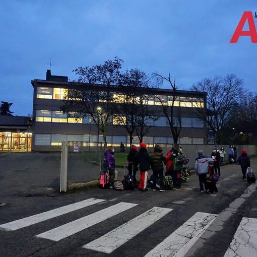 Primo giorno di scuola Asti 7 gennaio 2021
