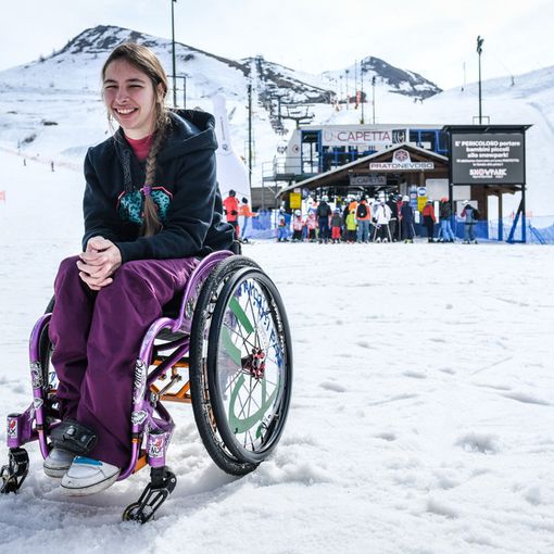 Prato Nevoso: salto mortale in carrozzina, record mondiale per la 25enne varazzina Ilaria Naef