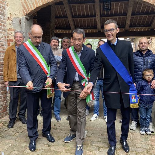 Il castello di Frinco oggi ha riaperto le porte ai visitatori, 40 studenti di Architettura del Politecnico di Torino