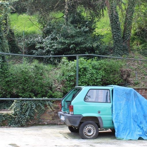 L'auto abbandonata