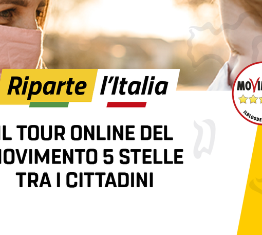 Lunedì sera, il tour virtuale del Movimento 5 Stelle Farà tappa in Piemonte