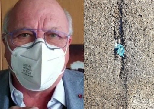 Contro l'abbandono delle mascherine: l'appello di Carlo Piacenza (Video)