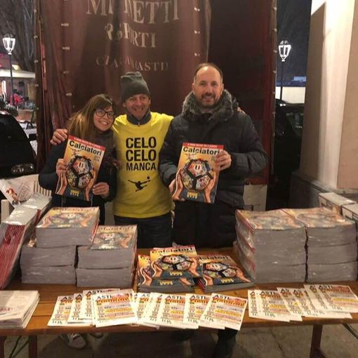 Sabato Asti dedicherà un appuntamento alle mitiche figurine dei calciatori