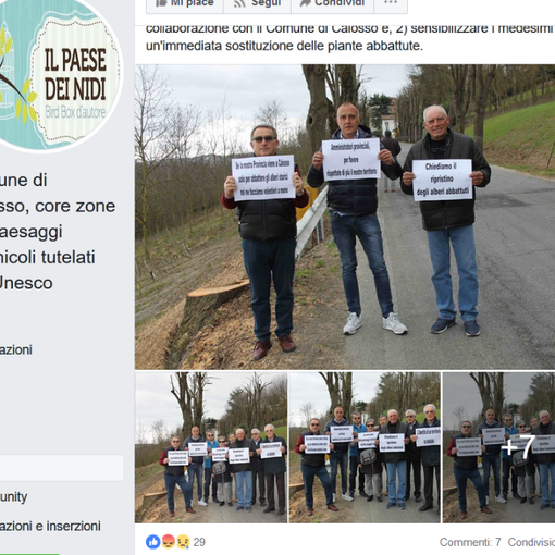 La schermata del post che ha innescato la polemica