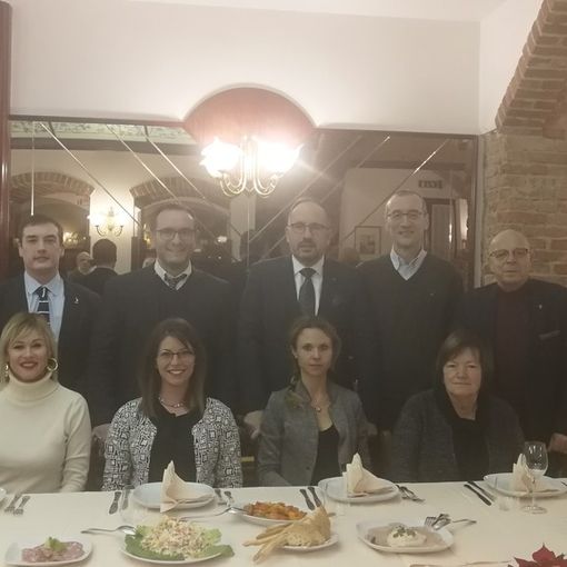 Il sindaco Maurizio Rasero e la Giunta