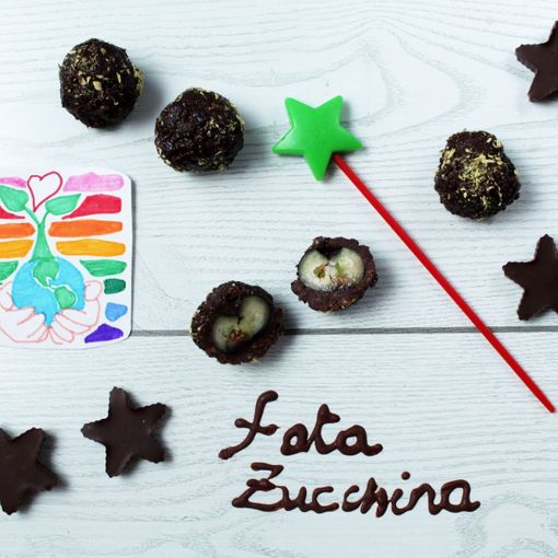 Felici &amp; Veloci, la nuova ricetta di Fata Zucchina: 'Mini-Rocher di mirtilli, ciocco e liquirizia'