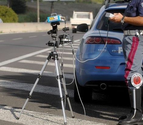 Controlli a tappeto, da oggi su strade e autostrade di tutt'Italia, in occasione della 'Speed Marathon'