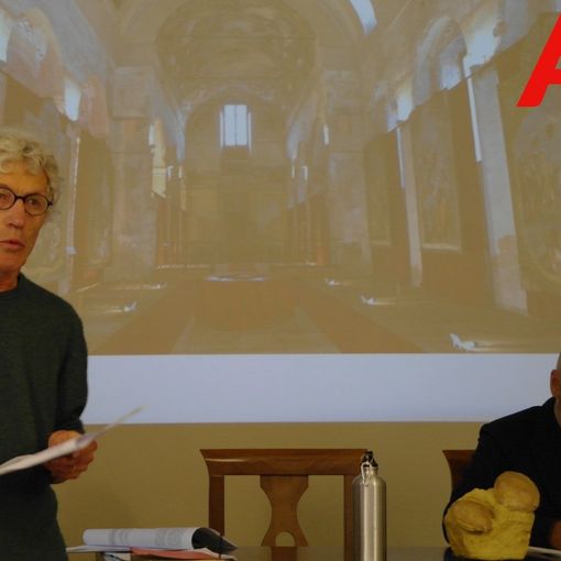 Miroglio e Carosso ritratti nel corso della conferenza stampa di questa mattina