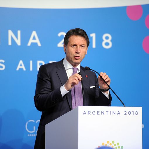 L'ex Premier Giuseppe Conte il 31 maggio ad Asti