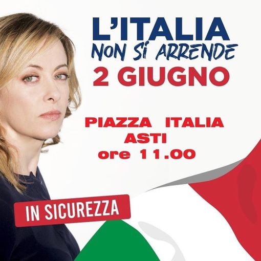 Anche Fratelli d’Italia scenderà in piazza per un 2 giugno di protesta