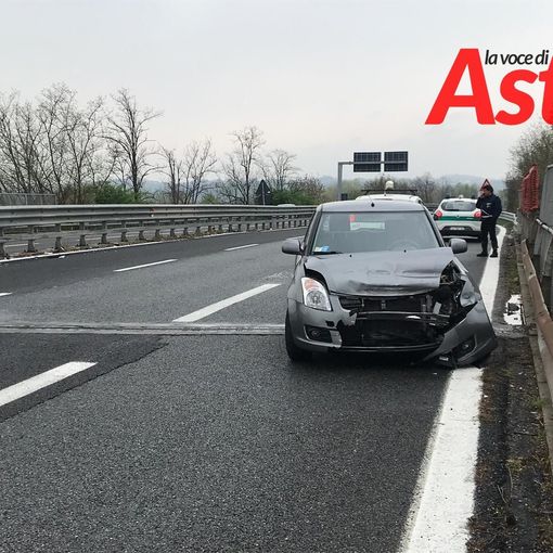 Incidente all'imbocco tangenziale di corso Alessandria